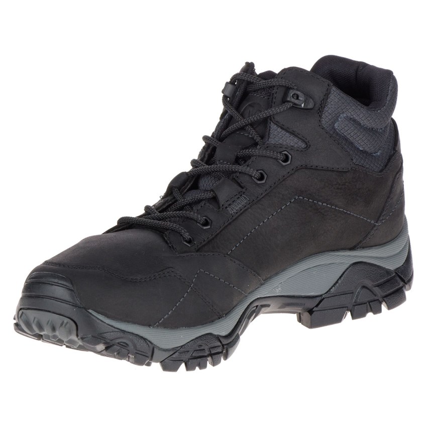 Bottes Merrell Moab Adventure Mid Waterproof Noir Homme | I.Q.UYUI